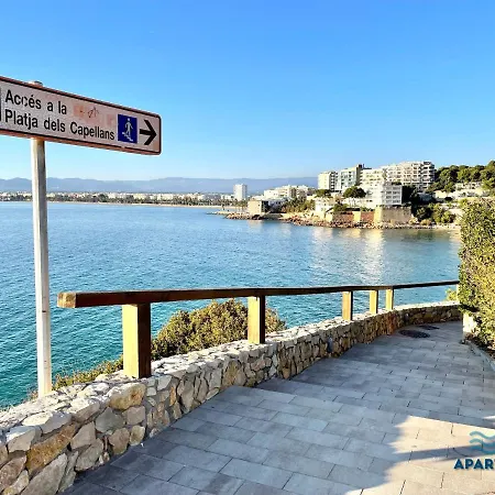 Apartbeach Santa Elena Climatizado Parking Y Junto Playa Capellans *